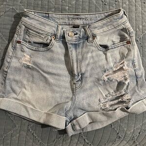 American Eagle High Rise Crossover Shorts